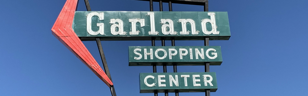 North Branch Garland Library sign